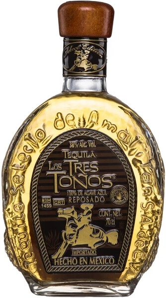 Текила Los Tres Tonos Reposado, 0.7 л