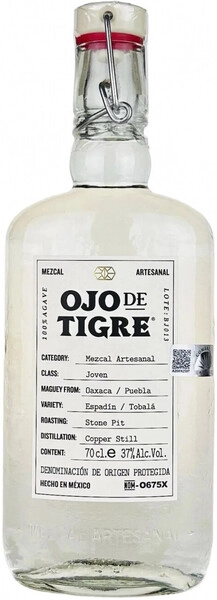 Мескаль Ojo de Tigre Joven, 0.7 л