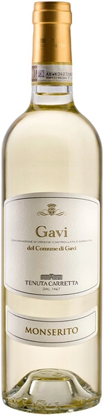 Вино Tenuta Carretta, "Monserito" Gavi del Comune di Gavi DOCG, 2025