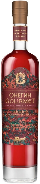 Ликер Онегин, Гурмэ Вишня, Барбарис и Гранат, настойка сладкая, 0.5 л