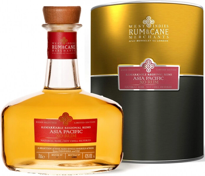 Ром Rum & Cane Merchants, Asia Pacific XO, in tube, 0.7 л