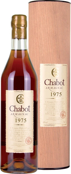 Арманьяк Chabot, 1975, gift tube, 0.7 л