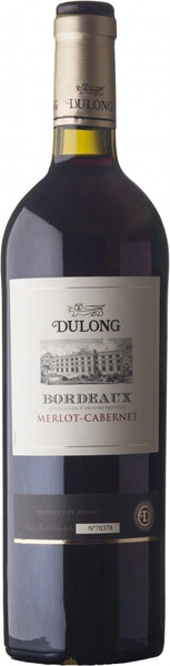 Вино Dulong, Bordeaux AOP Merlot-Cabernet