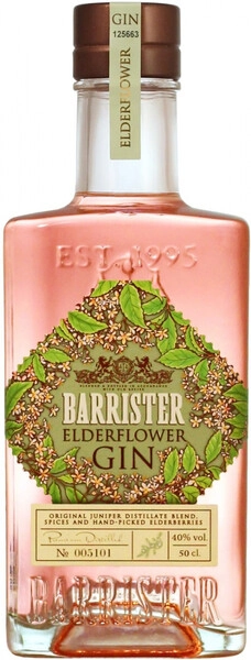 Джин Barrister Elderflower, 0.5 л