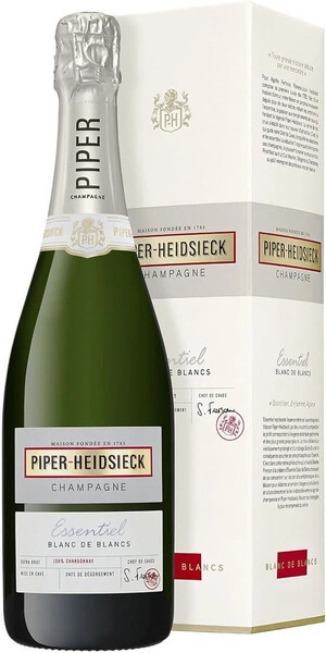 Шампанское Piper-Heidsieck, Essentiel Blanc de Blancs Extra Brut, 2017, gift box