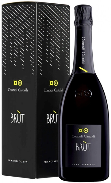 Игристое вино Contadi Castaldi, Franciacorta Brut DOCG, gift box