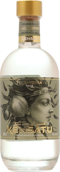 Водка Kensatu Gold Edition Peach, 0.5 л