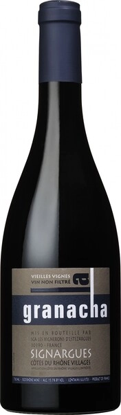 Вино Les Vignerons d'Estezargues, La Granacha, Cotes du Rhone Villages AOC, 2015