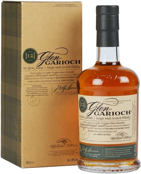 Виски Glen Garioch 12 Years Old, gift box, 0.7 л
