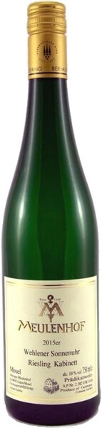 Вино Meulenhof, Wehlener Sonnenuhr Riesling Kabinett, 2015