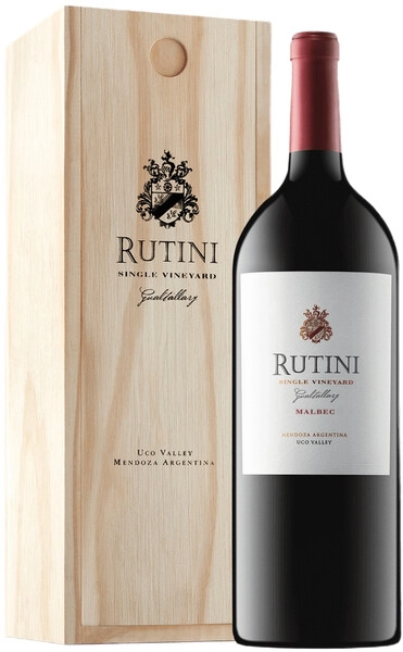 Вино Rutini, Gualtallary Malbec, 2017, wooden box, 1.5 л