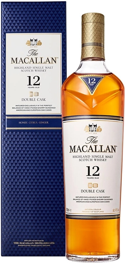 Виски Macallan Double Cask 12 Years Old 0.7 л в коробке