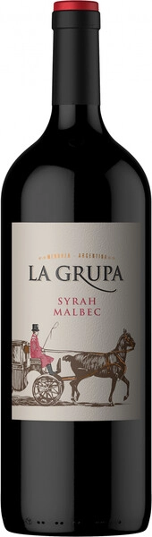 Вино La Grupa Syrah Malbec, Mendoza, 1.125 л