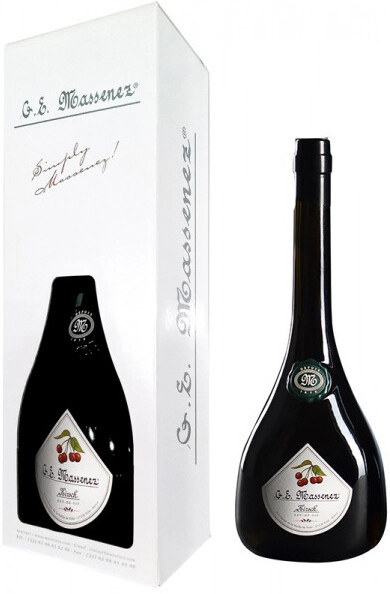 Бренди Massenez, Eau de vie Origine Kirsch, gift box, 0.7 л