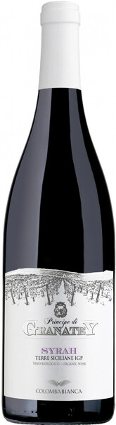 Вино Colomba Bianca, Principe di Granatey Syrah, Terre Siciliane IGP, 2022