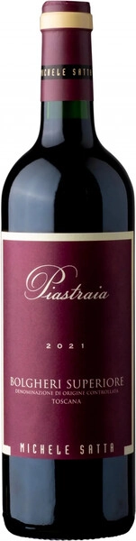 Вино Michele Satta, Piastraia, Bolgheri Superiore DOC, 2021