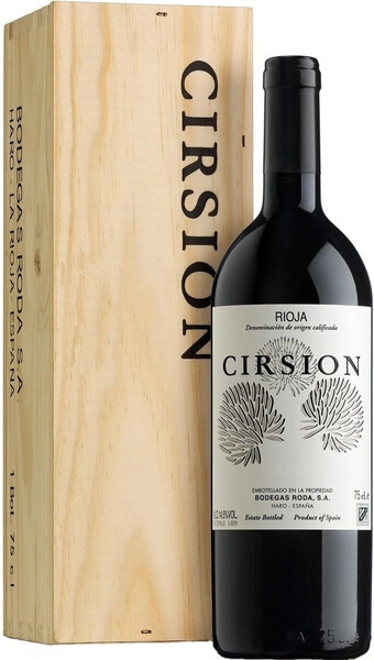 Вино Bodegas Roda, Rioja Cirsion, Rioja, 2019, wooden box, 1.5 л