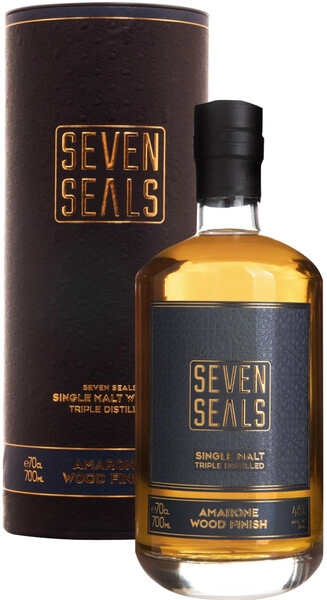 Виски Seven Seals Amarone Wood Finish Single Malt, in tube, 0.7 л