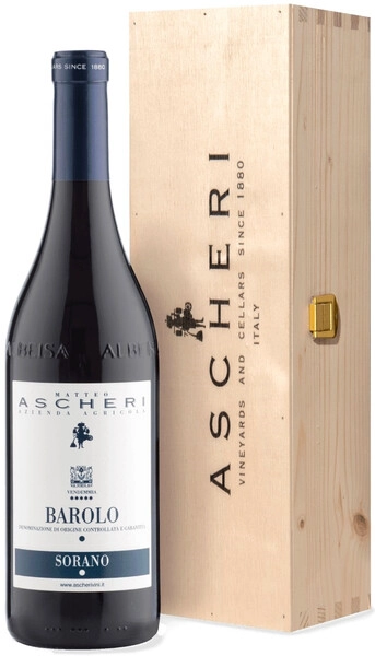 Вино Matteo Ascheri, Barolo Sorano DOCG, 2019, wooden box