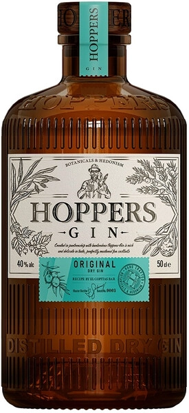 Джин Hoppers Original Dry, 0.5 л