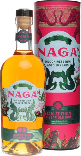 Ром Naga Siam Edition 10 Years Old, in tube, 0.7 л