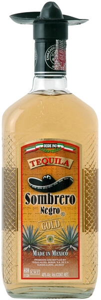 Текила Sombrero Negro Gold, 0.7 л