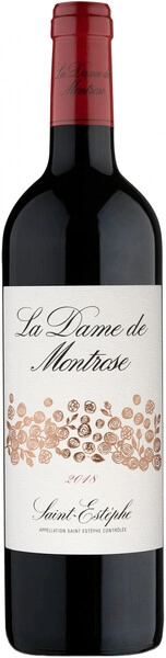 Вино La Dame de Montrose, Saint-Estephe AOC, 2018