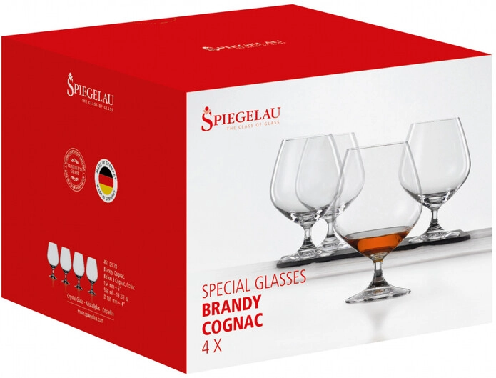Бокалы Spiegelau, Special Glasses Brandy, Set of 4 pcs, 560 мл