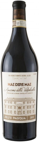 Вино Pasqua, Mai Dire Mai Amarone della Valpolicella DOCG, 2012