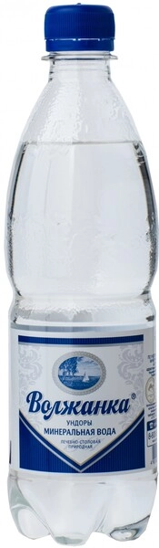 Вода Волжанка минеральная газированная, в пластиковой бутылке, 0.5 л