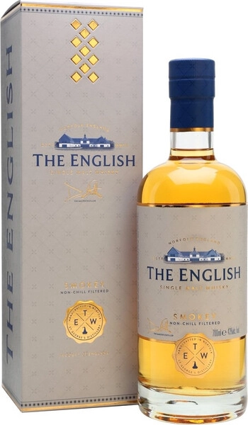 Виски English Whisky, Smokey Single Malt, gift box, 0.7 л