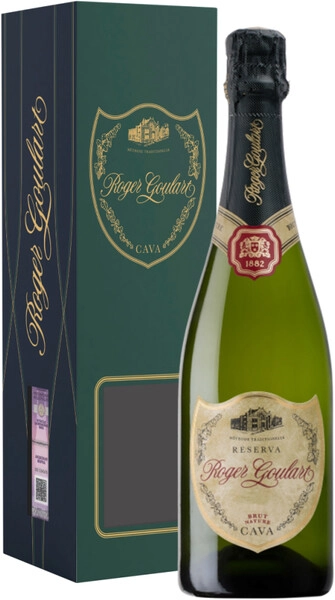 Игристое вино Roger Goulart, Reserva Brut Nature, Cava DO, 2021, gift box