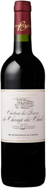 Вино Chateau les Graves du Champ des Chails, Blaye Cotes de Bordeaux AOC, 2022
