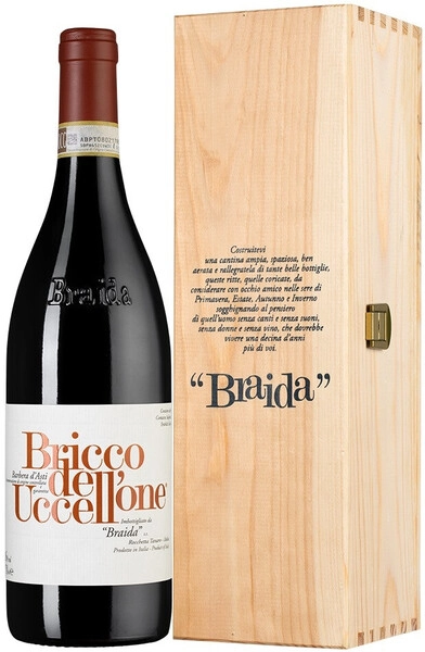 Вино Bricco dell'Uccellone, Barbera d'Asti DOC, 2020, gift box