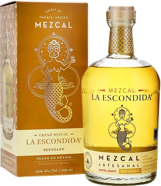 Мескаль Grand Mezcal, La Escondida Reposado, gift box, 0.7 л