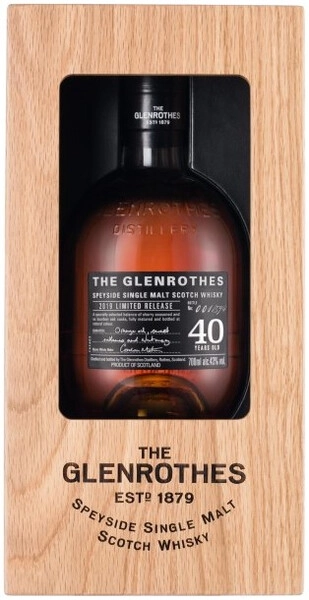 Виски Glenrothes 40 Years Old, wooden box, 0.7 л