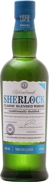 Виски Sherlock Blended Classic, 0.5 л