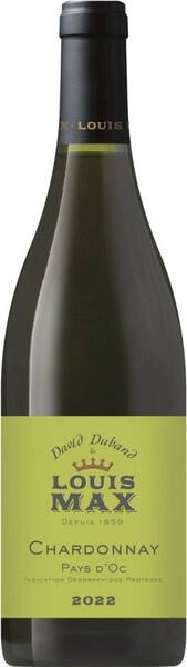 Вино Louis Max & David Duband, Chardonnay, Pays d'Oc IGP, 2022