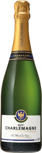 Шампанское Guy Charlemagne, Reserve Brut Grand Cru Blanc de Blancs, 375 мл