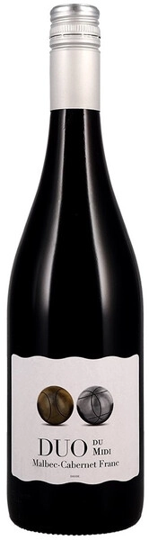 Вино DUO du Midi Malbec-Cabernet Franc, Pays d'Oc IGP, 2023