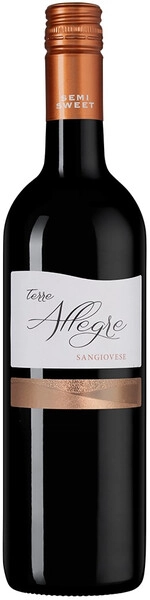 Вино Terre Allegre Sangiovese, Puglia IGT Semidolce, 2024