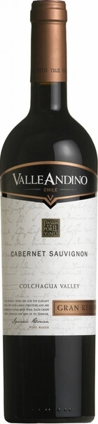 Вино Valle Andino, Cabernet Sauvignon Gran Reserva