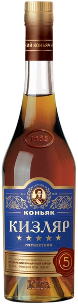 Коньяк Кизляр Пятилетний, 0.5 л