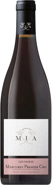 Вино Domaine MIA, Les Vasees Mercurey Premier Cru AOC, 2021