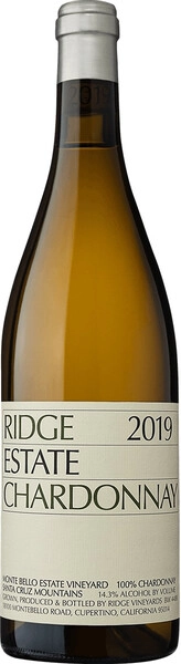 Вино Ridge, Estate Chardonnay, 2019
