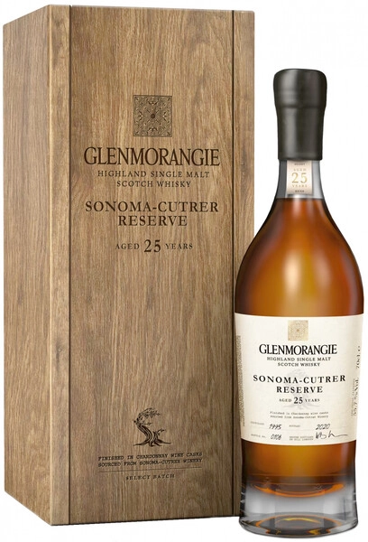 Виски Glenmorangie, Sonoma-Cutrer Reserve 25 Years Old, wooden box, 0.7 л