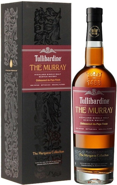 Виски Tullibardine, The Murray Chateauneuf-du-Pape Finish, gift box, 0.7 л