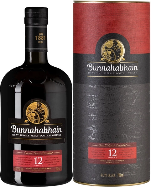 Виски Bunnahabhain aged 12 years, gift box, 0.7 л