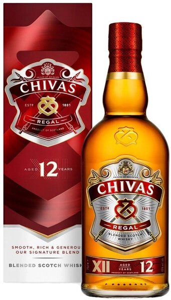 Виски Chivas Regal 12 Years Old, with box, 0.75 л