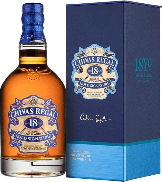 Виски Chivas Regal 18 years old, with box, 0.75 л